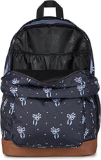 JanSport Cool Backpack with 15-inch Laptop Sleeve, Large Computer Bag Rucksack with 2 Compartments, Ergonomic Straps, Pastel Petals - Black