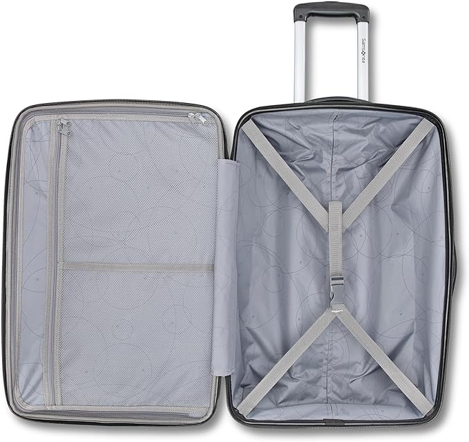 Samsonite Winfield 2 Hardside Expandable Luggage with Spinner Wheels, Artic Pink, Checked-Large 28-Inch