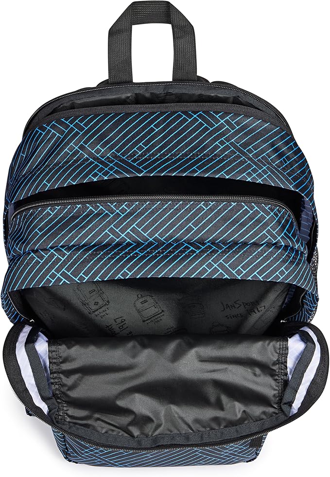 JanSport Laptop Backpack - Computer Bag with 2 Compartments, Ergonomic Shoulder Straps, 15” Laptop Sleeve, Haul Handle - Team Stripes