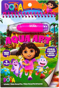 Dora Aqua Art, Includes Brush Pen and Reusable Water Reveal Pages, Mess Free Coloring for Toddlers, Travel Toys for Little Ones, Road Trip Essentials, Kids Airplane Activities, No Mess Coloring
