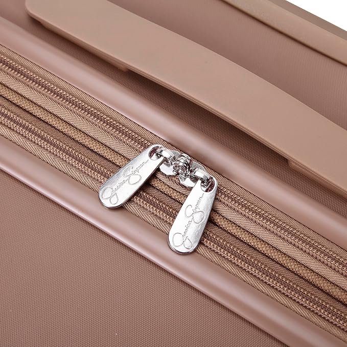 Jessica Simpson Countryside 21" Expandable 8-Wheel Spinner Carry On Luggage Suitcase, Mocha Mousse