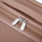 Jessica Simpson Countryside 21" Expandable 8-Wheel Spinner Carry On Luggage Suitcase, Mocha Mousse