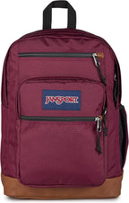 JanSport Cool Backpack with 15-inch Laptop Sleeve, Large Computer Bag Rucksack with 2 Compartments, Ergonomic Straps, Cherry Lacquer