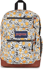 JanSport Cool Backpack with 15-inch Laptop Sleeve, Large Computer Bag Rucksack with 2 Compartments, Ergonomic Straps, Daisy Dreamscape
