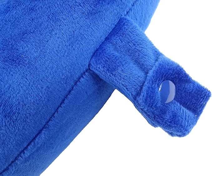 Wolf Essentials Kids Travel Neck Pillow - Cozy Soft Microfiber,Compact Design for Airplane,Car Seat,or Toddler Travel Support – Blue,(Pack of 12)