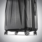 Samsonite Centric 2 Hardside Expandable Luggage with Spinner Wheels, Black, Checked-Medium 24-Inch