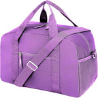Uarition 14 inch Small Gym Bag for Men & Women, Mini Duffle Bag for Travel Sports, Lightweight Carry On Duffel Bag, Purple