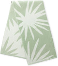 Laguna Beach Textile Co. Tropical Cabana Beach Towel - Oversized, Plush 630 GSM Cotton - Agave Green