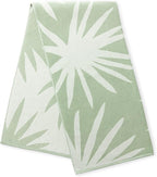 Laguna Beach Textile Co. Tropical Cabana Beach Towel - Oversized, Plush 630 GSM Cotton - Agave Green