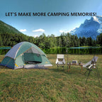 ASFANES Sundome Camping Tent with Rainfly, 2/4/6/10 Person Tent Sets Up in 10 Mins, Weatherproof Shelter for Camping, Festivals, Backyard, Sleepovers, & More