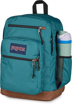 JanSport Cool Backpack with 15-inch Laptop Sleeve, Large Computer Bag Rucksack with 2 Compartments, Ergonomic Straps, Emerald Pool