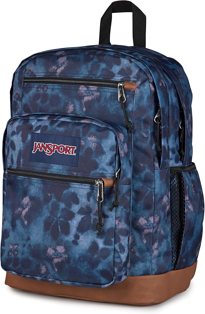JanSport Cool Backpack with 15-inch Laptop Sleeve, Large Computer Bag Rucksack with 2 Compartments, Ergonomic Straps, Ghostly Florals
