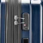 Samsonite Winfield 2 Hardside Expandable Luggage with Spinner Wheels, Navy, Checked-Medium 24-Inch