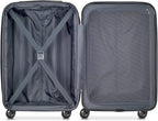 DELSEY PARIS Helium Aero Hardside Expandable Luggage with Spinner Wheels, Blue Cobalt, Carry-On Plus 21 Inch