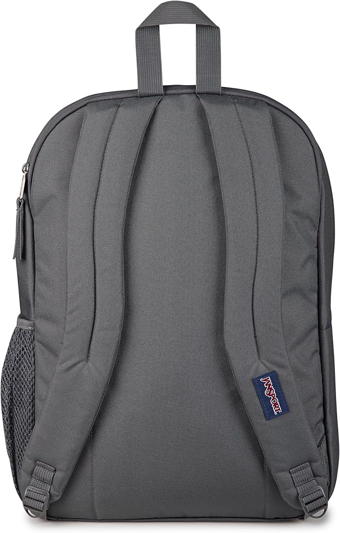 JanSport Laptop Backpack - Computer Bag with 2 Compartments, Ergonomic Shoulder Straps, 15” Laptop Sleeve, Haul Handle - Smokey Grit