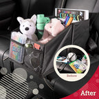 Lusso Gear Car Seat Organizer for Front or Backseat - Great for Adults & Kids, Features 9 Storage Compartments for Toys, Magazines, Tissues, Maps, Books, Documents, Games & More (Planets)