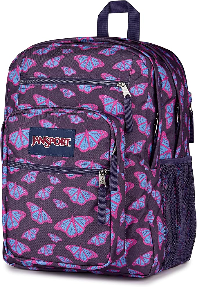 JanSport Laptop Backpack - Computer Bag with 2 Compartments, Ergonomic Shoulder Straps, 15” Laptop Sleeve, Haul Handle - Flutter By Purple