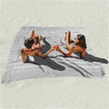 Giant Huge Thin Boho Throw Blanket Turkish Beach Blanket Towel Jumbo Extra Large XL XXL Big Oversized Outdoor Picnic Accessories Airplane Travel Essentials Camping Gears Must Haves Yard Yoga Mat Grey