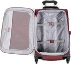 Travelpro Maxlite 5 Softside 2pc Set Expandable Carry On Luggage with 4 Spinner Wheels/Soft Underseat Tote, Lightweight Suitcase, Men and Women, Burgundy