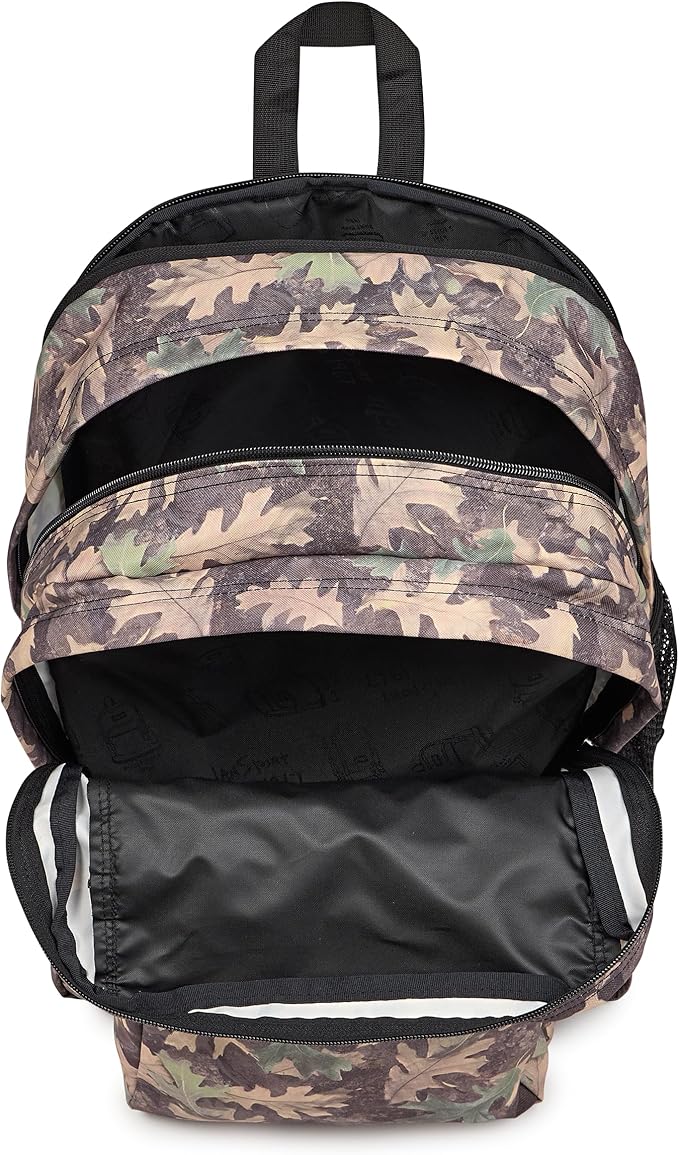 JanSport Laptop Backpack - Computer Bag with 2 Compartments, Ergonomic Shoulder Straps, 15” Laptop Sleeve, Haul Handle - Woodland Camo