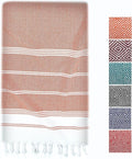 LANE LINEN Turkish Beach Towel, Oversized Beach Towel 39"x71", Lightweight Beach Essentials for Women, Large Pool Towel, Absorbent & Quick Dry, Sand Free Beach Towel - Bird of Paradise