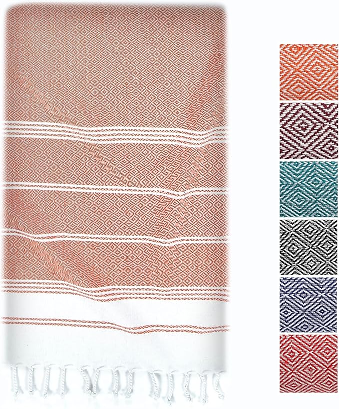 LANE LINEN Turkish Beach Towel, Oversized Beach Towel 39"x71", Lightweight Beach Essentials for Women, Large Pool Towel, Absorbent & Quick Dry, Sand Free Beach Towel - Bird of Paradise
