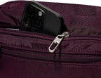 Baggallini Securtex Anti-theft Belt Bag 8.8"x5.5" Crossbody Fanny Pack for Women RFID Wallet Locking Zipper Travel Purse