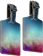 4 Pack Luggage Tag for Suitcases TSA Approved, Leather Suitcase Tags Identifiers, Cute Bag Name Travel Tags ID Labels for Women Men Cruise Airport Luggage Travel Essentials by Sodsay
