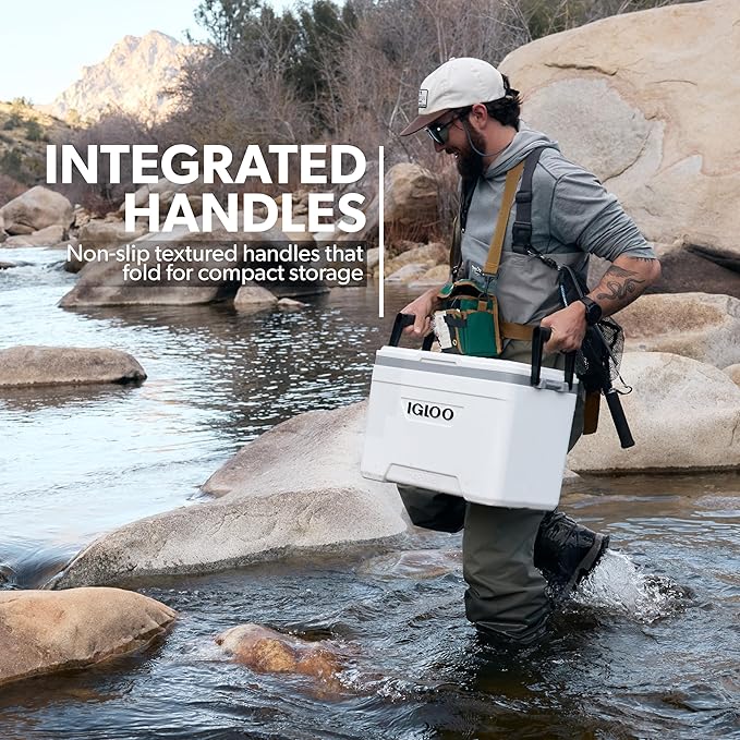 Igloo Marine Cooler | Insulated Hard Shell Ice Chest |Great for Fishing, Camping, Boating, & More