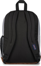 JanSport Cool Backpack with 15-inch Laptop Sleeve, Large Computer Bag Rucksack with 2 Compartments, Ergonomic Straps, Grounded Grey