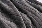 EverSnug Travel Blanket & Pillow 68x42 - Premium Ultra-Soft Microfleece 2 in 1 Compact & Packable Flight Blanket with Soft Bag Pillowcase, Hand Luggage Sleeve and Backpack Clip (Grey)