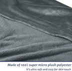 Solaris Wearable Blanket with Sleeves for Adults, Softness Comfort Warmth Fleece Gift for Women Men, Snuggy Body Throw TV Blanket for Home Office Lounge, Gift for Her
