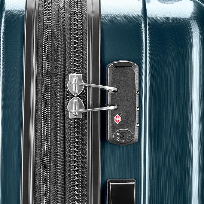 Samsonite Winfield 2 Hardside Expandable Luggage with Spinner Wheels, Teal, Checked-Large 28-Inch