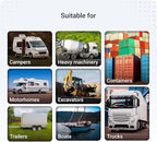 PAJ GPS Solar Tracker 4G for Vehicles – Real-Time GPS Tracking Device with Solar Panel, Waterproof, Long Battery Life – Anti-Theft GPS Tracker with 3 Months Subscription Included