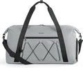 BAGSMART Small Gym Bag With Shoe Compartment & Wet Pocket, Lightweight Sports Travel Duffel, Carry On Weekender Overnight, Water Resistant Sports Gym Tote for Swimming Yoga, Grey