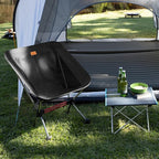 Naturehike YL08 Ultralight Camping Chair, 2.38 LBS Portable Backpacking Chair with Anti-Sinking Feet, Lightweight Compact Folding Hiking Camp Chair