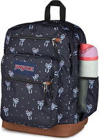 JanSport Cool Backpack with 15-inch Laptop Sleeve, Large Computer Bag Rucksack with 2 Compartments, Ergonomic Straps, Pastel Petals - Black