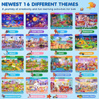 Search and Find Activity Books for Kids Ages 3-5, Travel Games Toys for Car Airplane, Road Trip Activities for Kids Games 4-8, Preschool Learning Activities, Educational Seek Game,Gifts for Boys Girls
