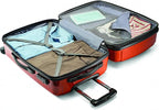 Samsonite Winfield 2 Hardside Expandable Luggage with Spinner Wheels, Orange, Checked-Large 28-Inch