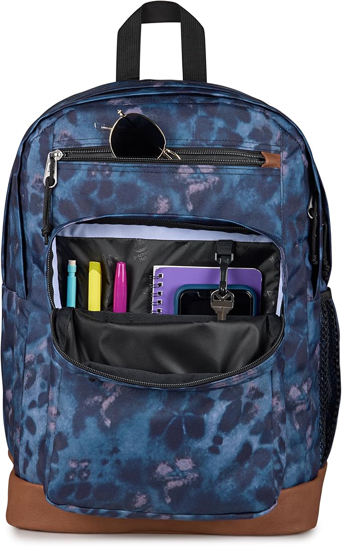 JanSport Cool Backpack with 15-inch Laptop Sleeve, Large Computer Bag Rucksack with 2 Compartments, Ergonomic Straps, Ghostly Florals