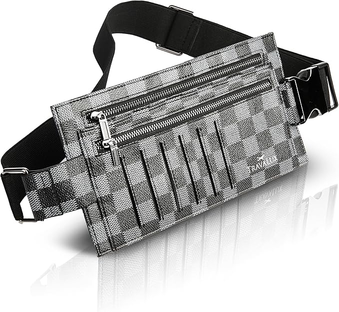 Luxury Travel Wallet – Hidden Money Belt, RFID-Blocking, Anti-Theft Passport Holder for Men & Women (Black)