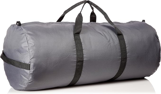 175L Extreme Duffel Bag, Heavy-Duty Gear Bag, 1050D Tuff Cloth, Diamond Ripstop, Reinforced Stitching - Grey (18” x 42")