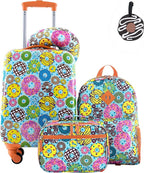 Travelers Club 5 Piece Kids' Luggage Set, Donut