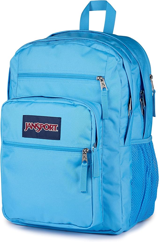 JanSport Laptop Backpack - Computer Bag with 2 Compartments, Ergonomic Shoulder Straps, 15” Laptop Sleeve, Haul Handle - Electric Azul