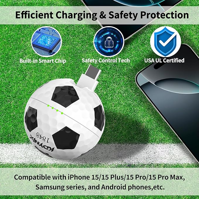 Mini Portable Charger USB C Power Bank 2000mAh Phone Charger Battery Pack Compatible with iPhone 17/17 Air/17 Pro/17 Pro Max/16/16 Plus/16 Pro/16 Pro Max/15 Series, Galaxy Series, Android etc