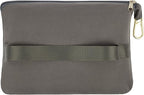 BlueHills Lightweight Travel Blanket Pillows Compact for Two Airplane Traveling Essentials Flight Throws in Bag case with Backpack Clip Compact Large Plane Accessories – Gray and Navy Blue