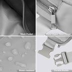 JSJ Mini Fanny Pack for Women & Men,Valentines Day Gifts for Girls Teens Kids Daughter Sister Her,Trendy Stuff Crossbody Bags Cute Everywhere Belt Bags. (Gray)