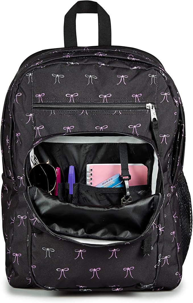 JanSport Laptop Backpack - Computer Bag with 2 Compartments, Ergonomic Shoulder Straps, 15” Laptop Sleeve, Haul Handle - Bad Bows