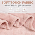 Tirrinia Travel Blanket Airplane Compact with Bag - Cozy Travel Pillow Blanket for Long Flight, Airplane Travel Essentials, Packable and Lightweight Travel Blanket and Pillow Set for Kids & Adults,