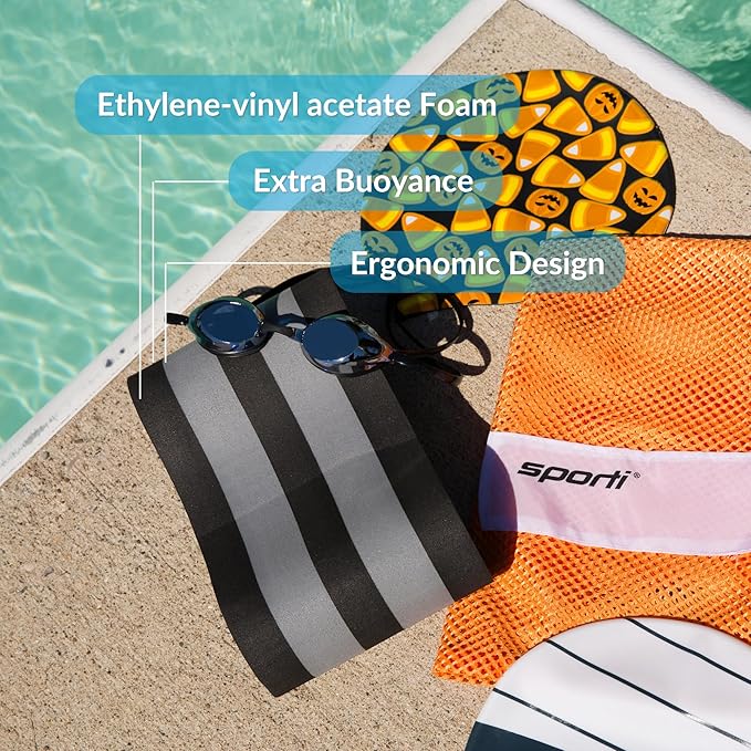 𝗦𝗽𝗼𝗿𝘁𝗶 Power Swim Paddles for Lap Swimming - Adjustable Straps - Lap Swimming Gears - Hand Paddles for Adults & Kids